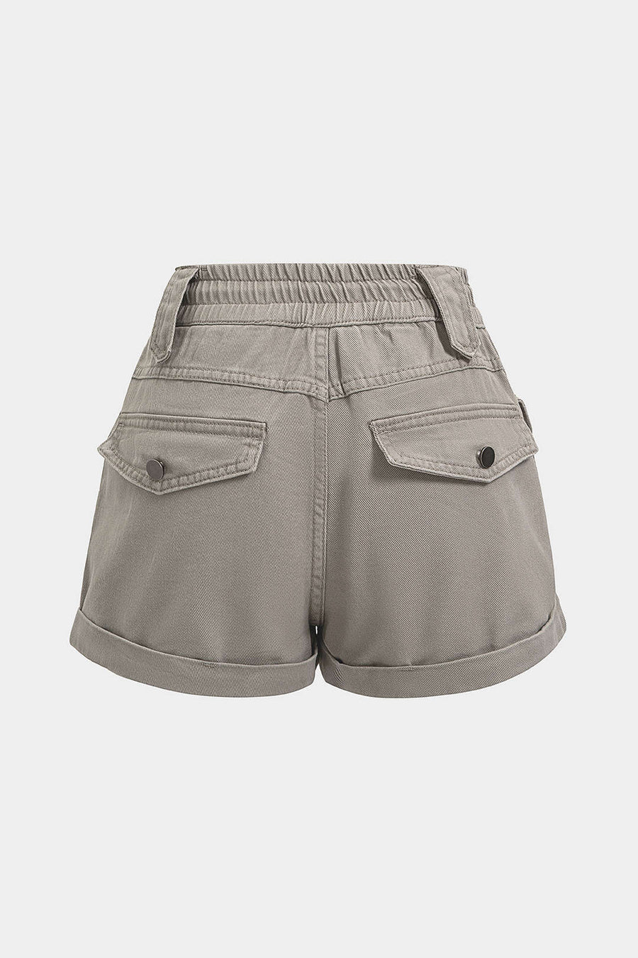 Tie-Up High Waist Pocket Shorts