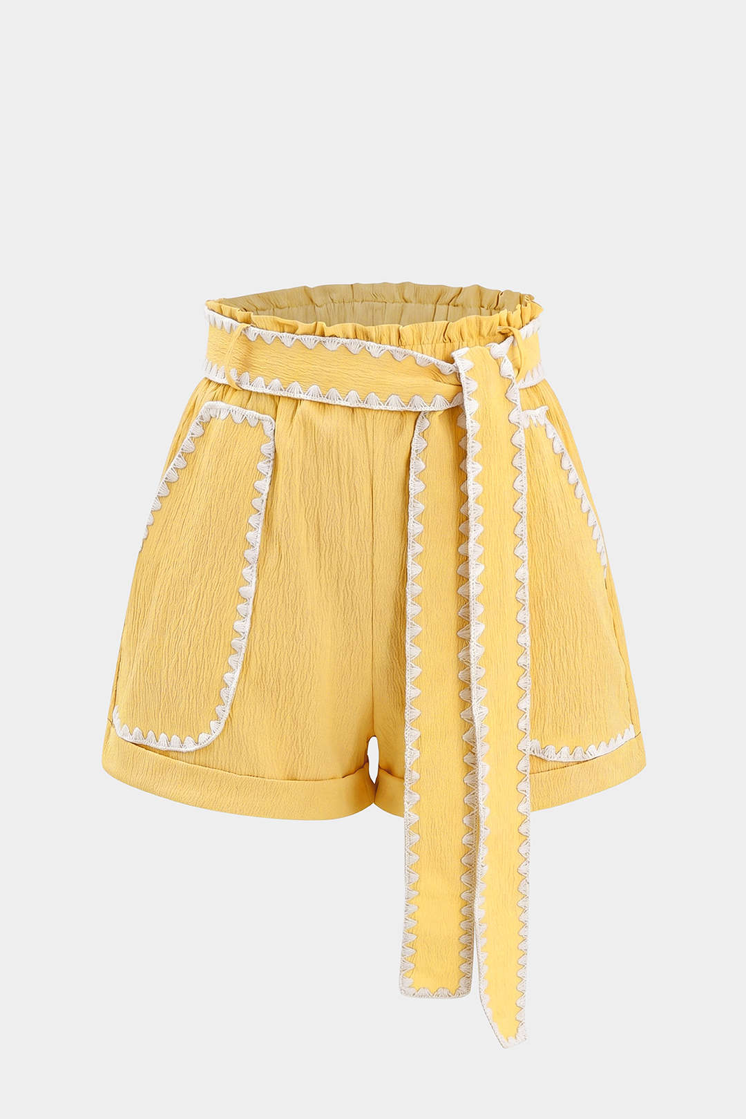 Tie-Up Contrast Shorts