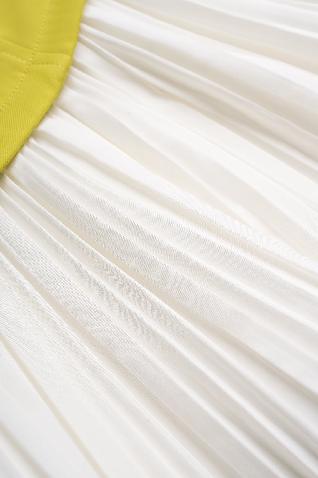 Patchwork Pleated Zipper Slip Sleeveless Mini Dress