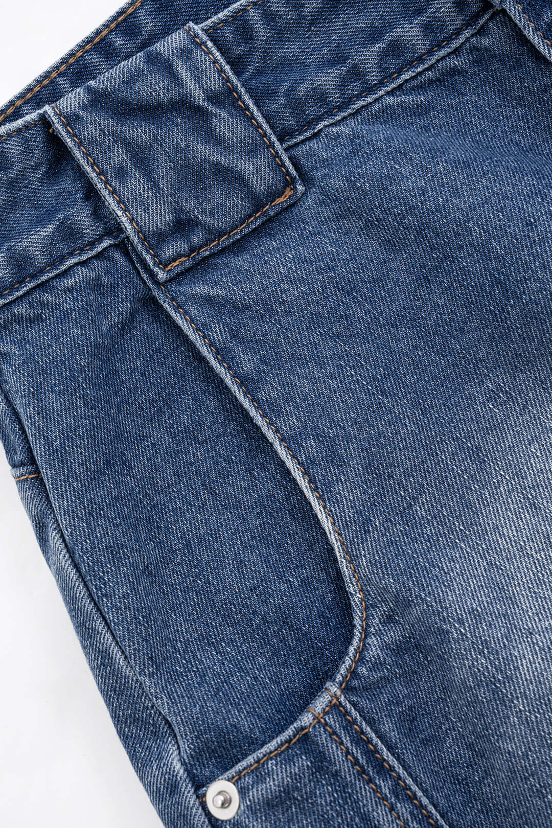 Denim Wide Leg Barrel Jeans
