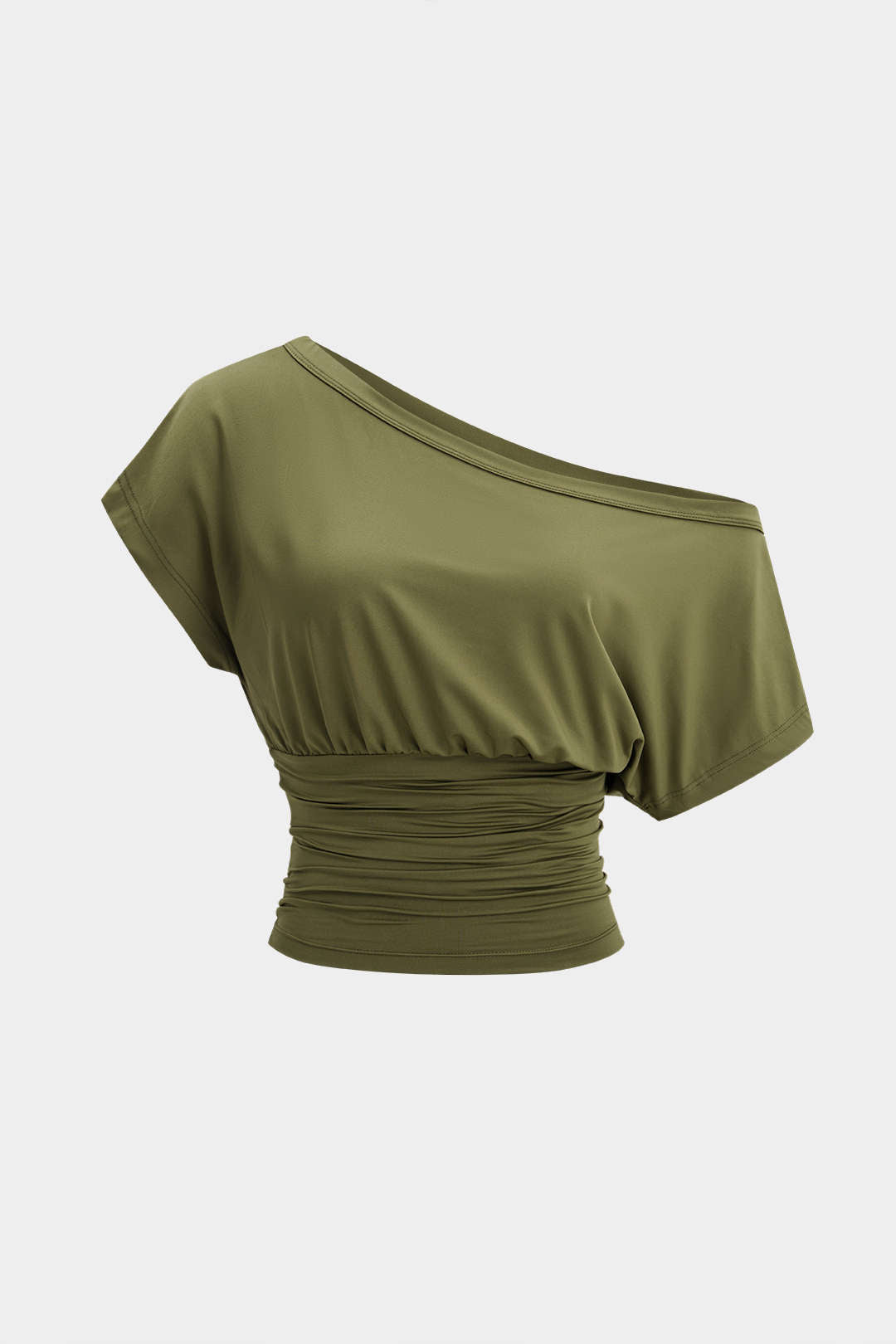 One Shoulder Short Sleeve T-Shirt
