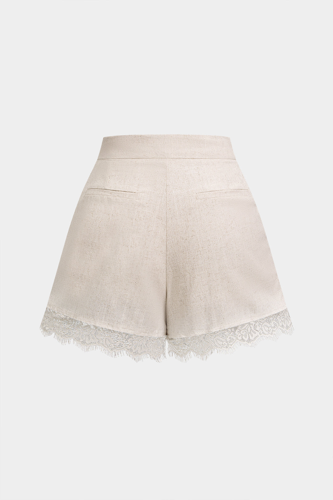 Lace Patchwork Wide Leg Shorts