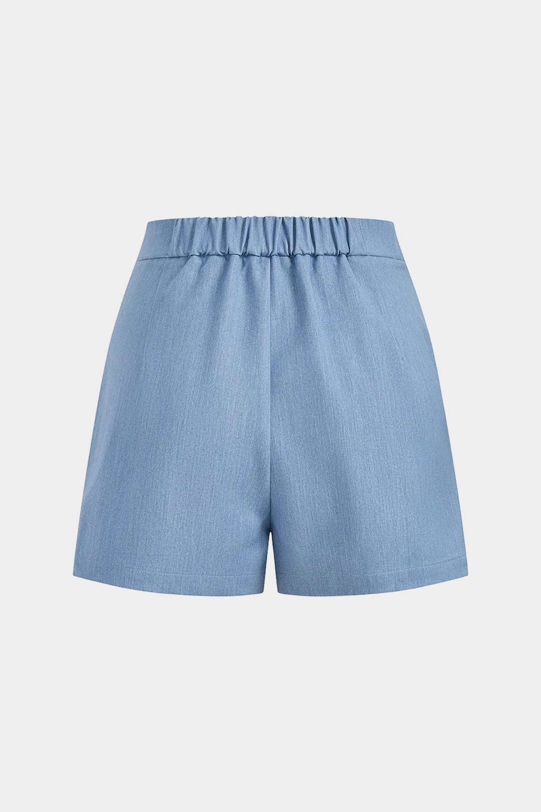 Metallic Shirred Shorts
