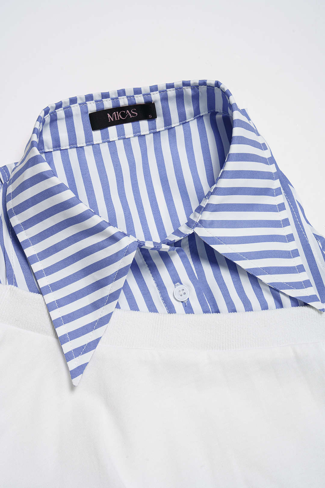 Patchwork Asymmetrical Short Sleeve T-Shirt